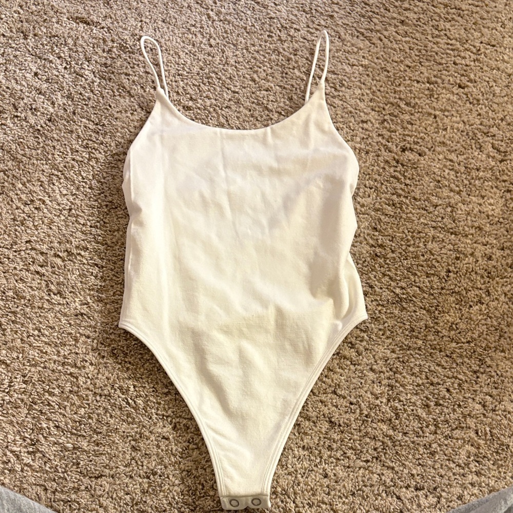 white forever 21 bodysuit